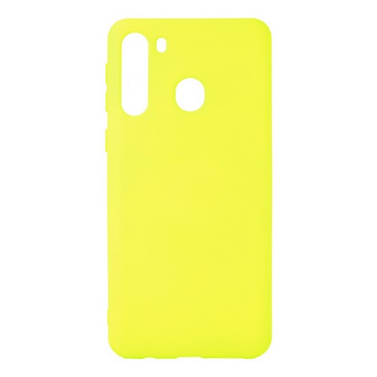 Soft Silicon Case for Samsung Galaxy A21 Yellow Soft Silicon Case for Samsung Galaxy A21 Yellow